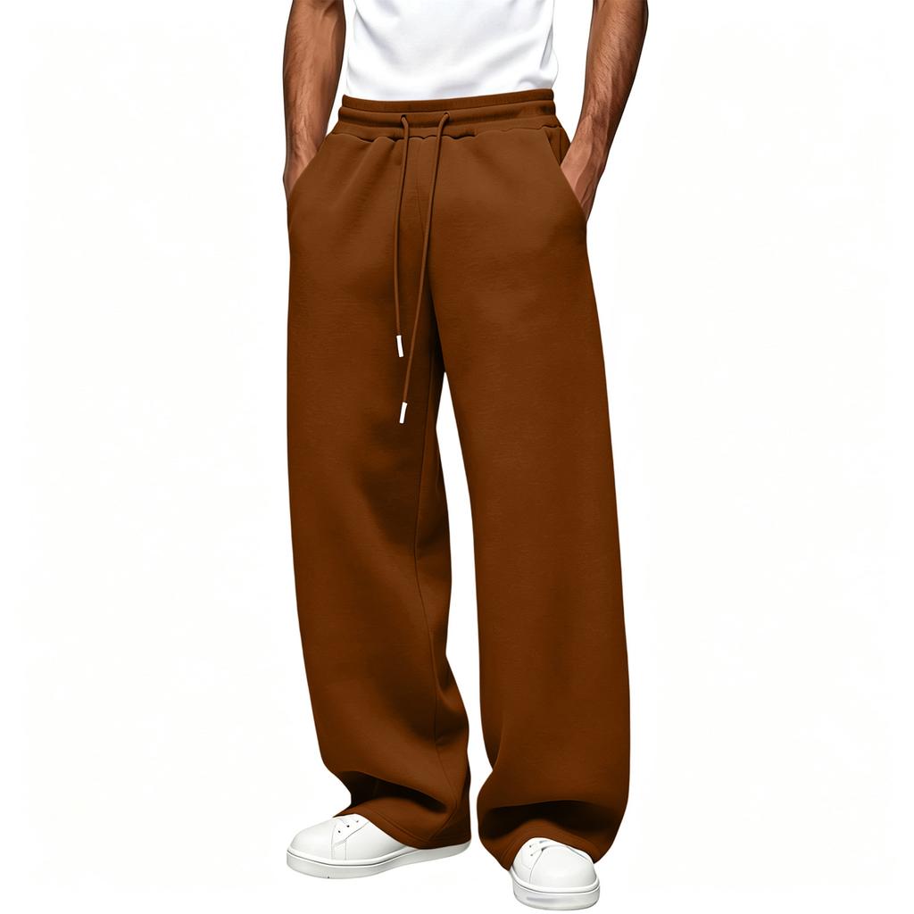 Men's Loose Fit Casual Sweatpants with and Elastic Waist