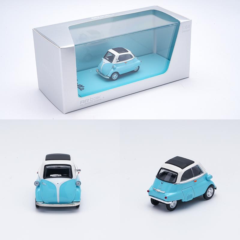 

AR BOX Almost Real 1/64 scale BW Isetta Egg Mini Alloy car model holiday gift collection Classic car die cast model