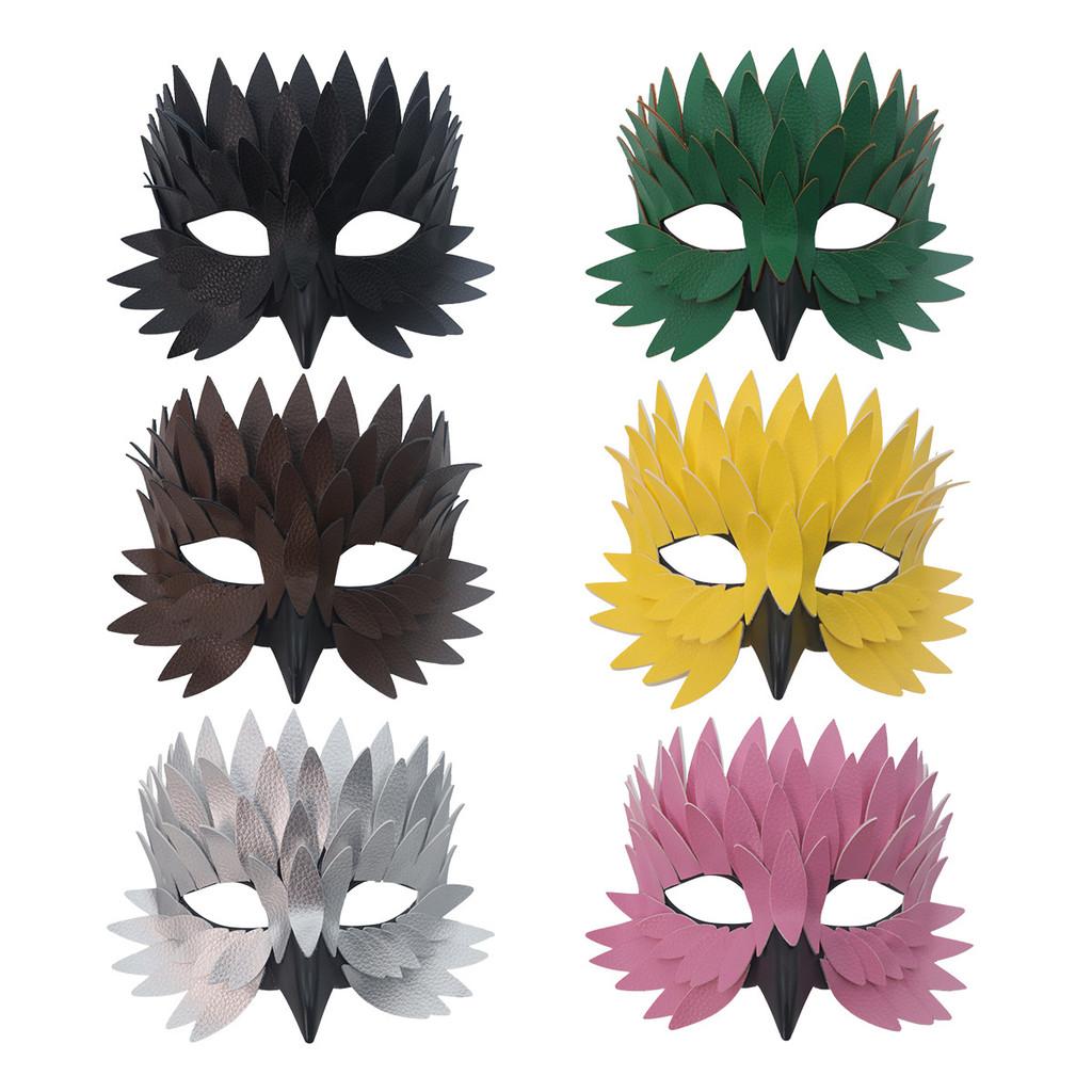 Eulen-Halloween-Maske mit DIY-Design für Kostümpartys und Festivals