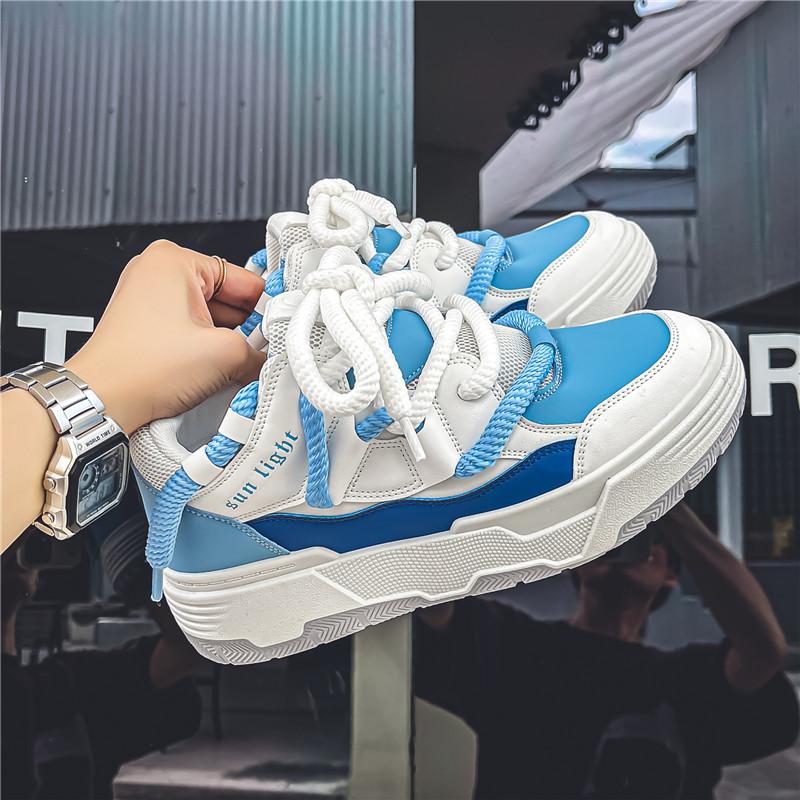 Модные мужские кроссовки на платформе — фото 3