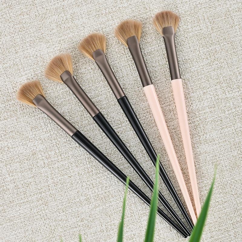 1/3 Stück Schlanker Weicher Gesichtsfächer Pinsel Make-up Kosmetik Mehrzweck Maskenpinsel Make-up Pinsel Werkzeug Professioneller Puder Kosmetikpinsel Werkzeug