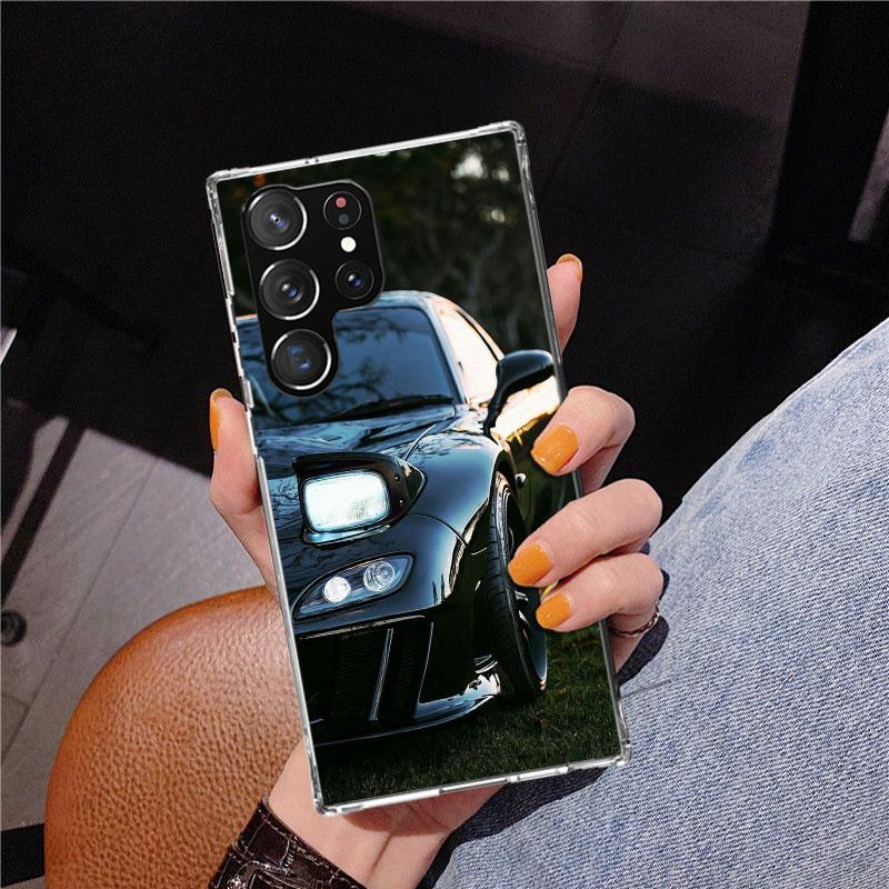 

JDM Car RX7 Cool Phnoe Case for Samsung Galaxy S26 S25 Edge S23 S24 Ultra S22 Plus S21 S20 FE Unique Cover Soft Coque Galaxy S25 Samsung S21 Plus