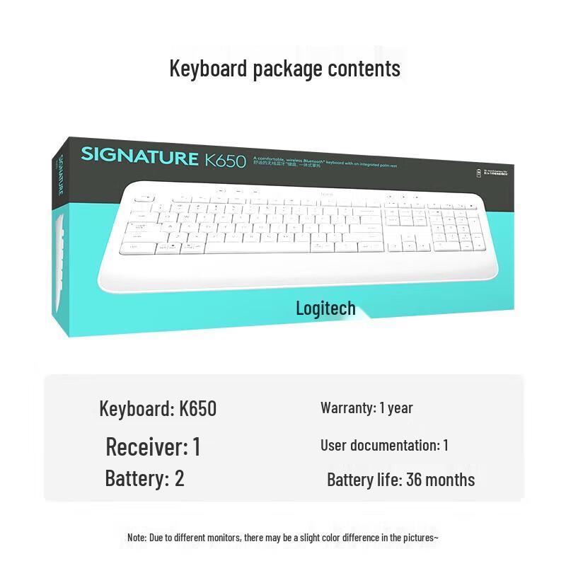 Logitech K650 Wireless Bluetooth Keyboard