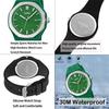 SKMEI Simple Analog Quartz Large Date Gift for High School Students Men's Watch, Design, Silicone, Sports, Waterproof, Stylish, Casual, Movement,