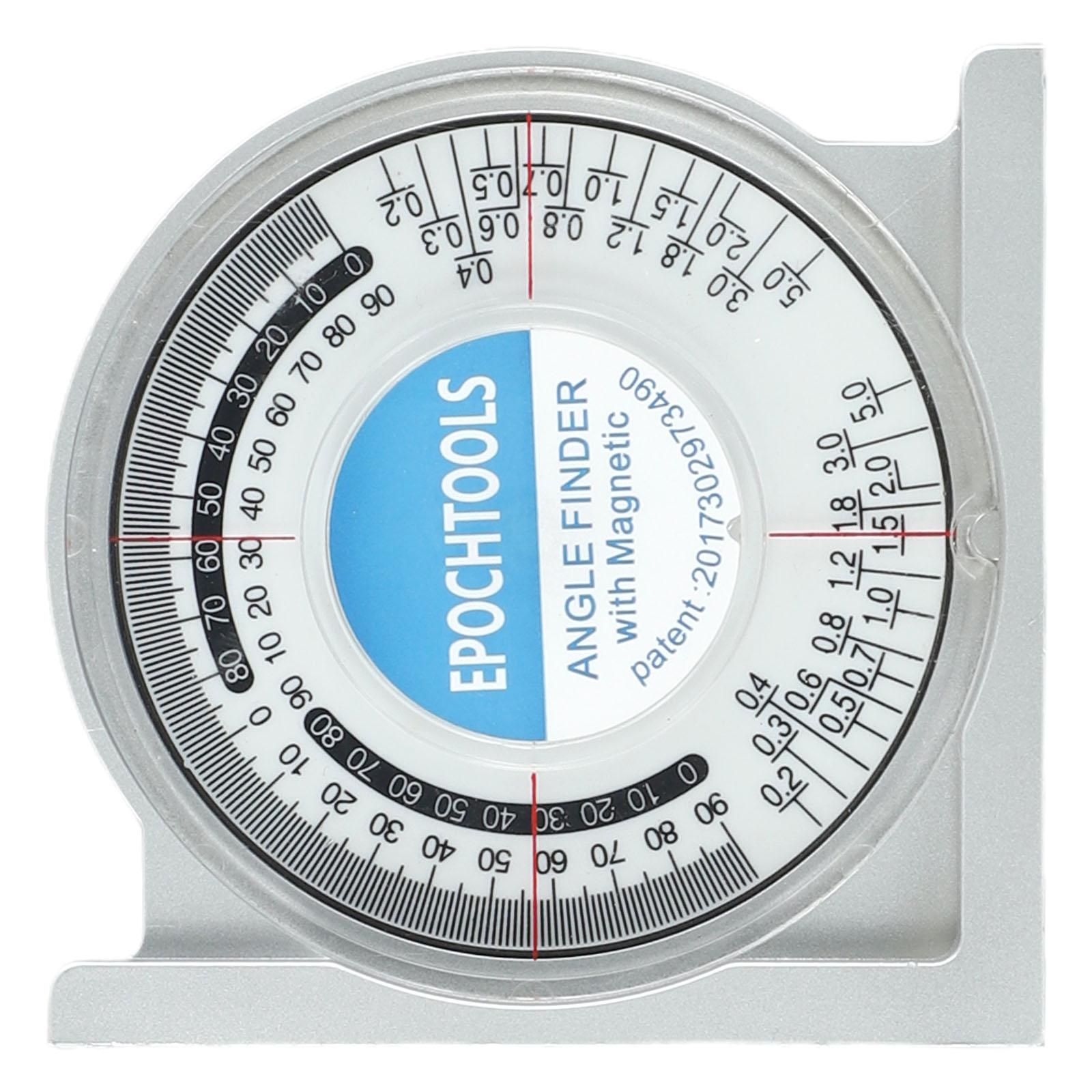 Meter Slope Level Tools Measuring Tool Slope 100g 95x95x30mm ABS Acrylic Angle Locator Protractor Level Hot Sale China Mainland