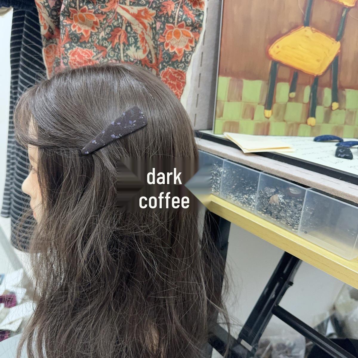 

Korean Floral Geometric Hair Clip for Women - Sweet Bangs Accessory Standard Size