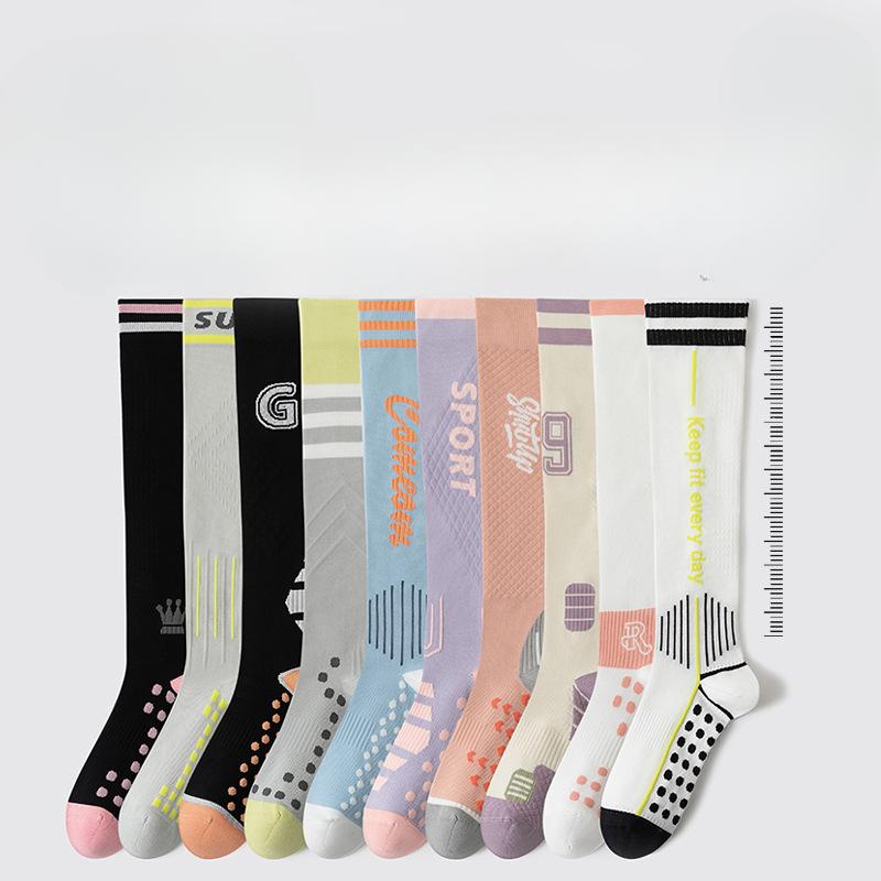 Pressure Socks for Women's Sports, Fitness, Running, Rope Skipping, Muscle Compression, Long Tube Yoga, Slimming Legs, Calf Socks