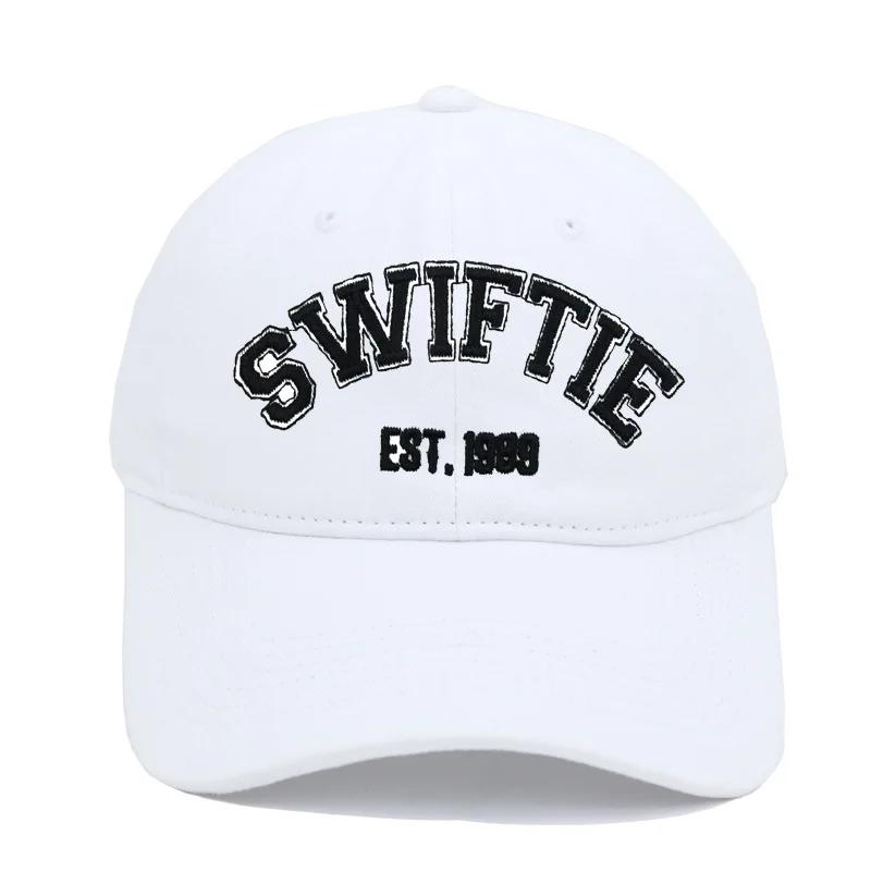 European and American SWIFTIE Embroidered Baseball Cap Summer Washed Retro Taylor Fan  Female  Comfortable Breathable Adjustable