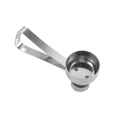 Stainless Steel Egg Cracker Tool- Egg Shell Opener,Cutter, and Topper for Perfect Boiled Eggs- Kitchen Gadgets Egg Cup Cutter and Handheld Egg Slicer