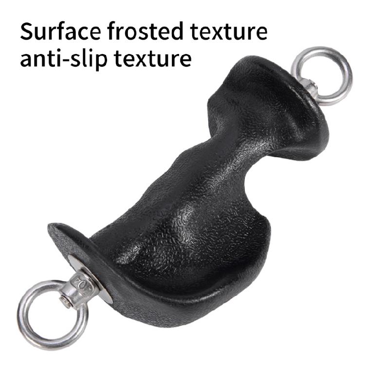Exercise Grip Handles With Metal Rings For Pull Down Machines And Cable Workouts With Ergonomic Shape And Strong Build