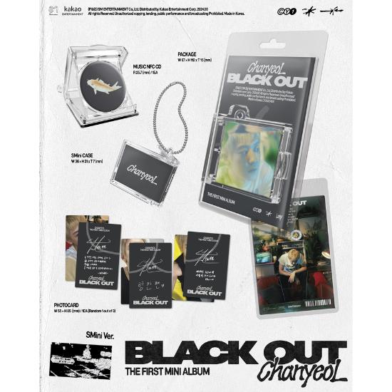 SMini Ver Smart Album CHANYEOL 1er Mini Album Black Out
