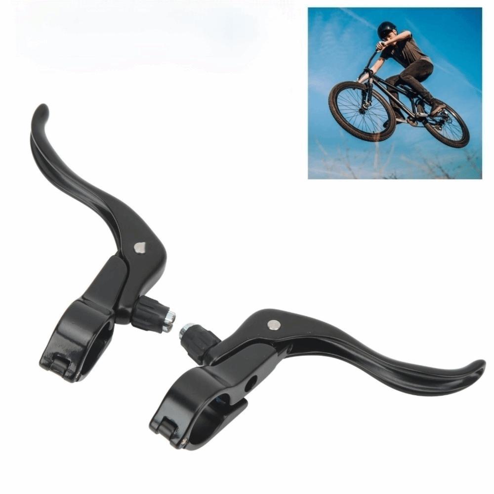 1 Pair Aluminum Alloy Bike Brake Lever 22.2/31.8mm Diameter Bike Brake Level Handles Stable Braking