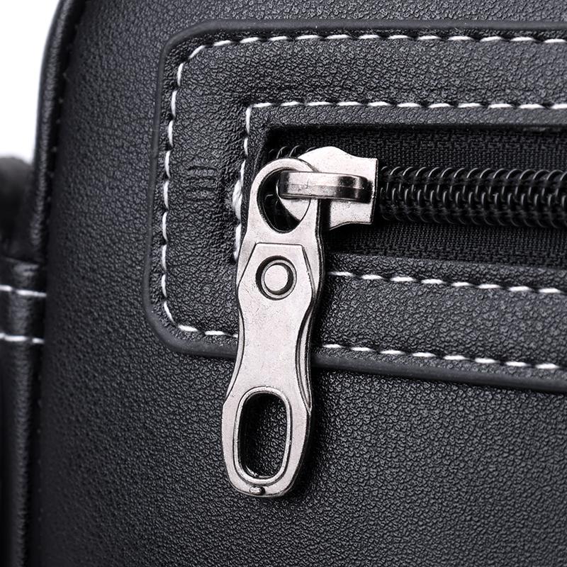 Men's Crossbody Bag Multi-compartment Business Shoulder Bag