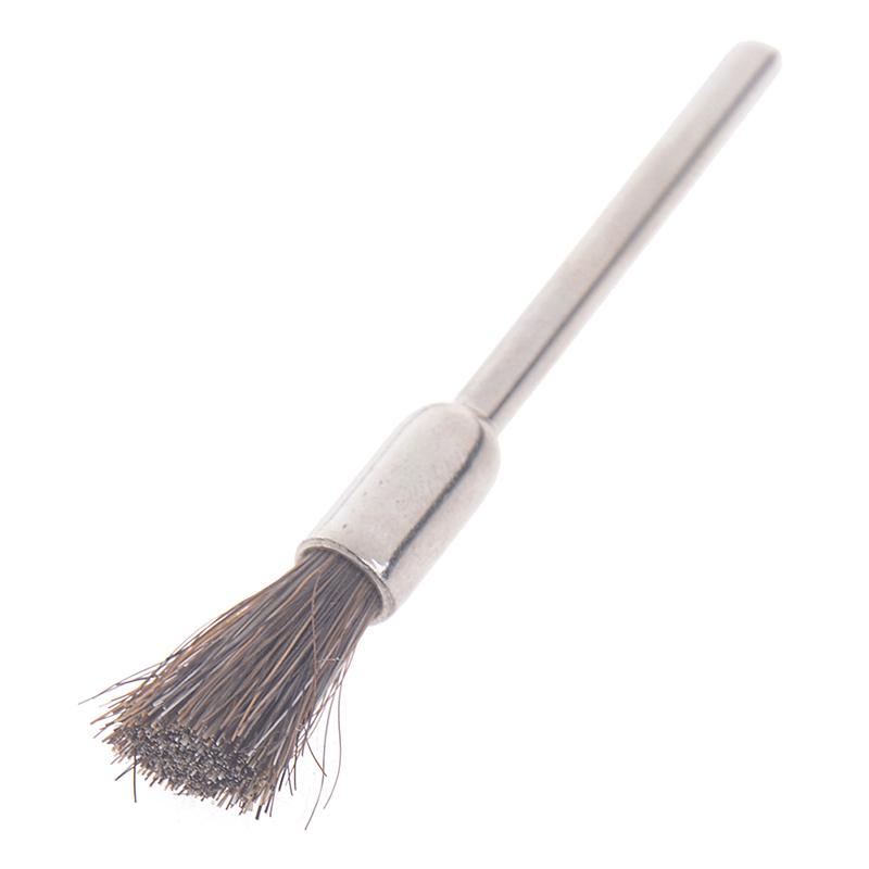 1Pcs Nail Drill Bit Cleaning Brush Electric Manicure Drills Copper Wire Cleaner
