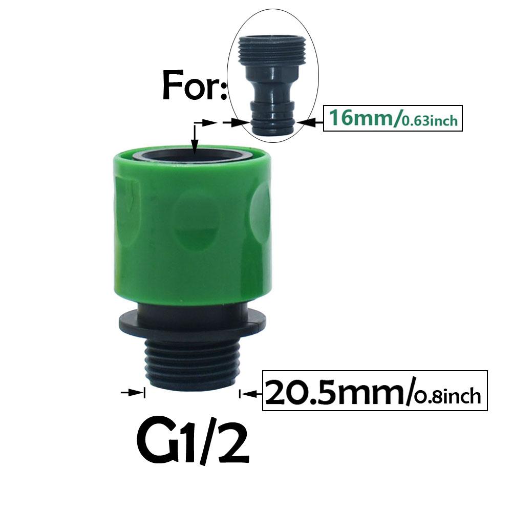 

Male Female G1/2 Thread Quick Connector Garden Hose Watering Pipe Coupler Water Connector Joint Irrigation System Fitting
