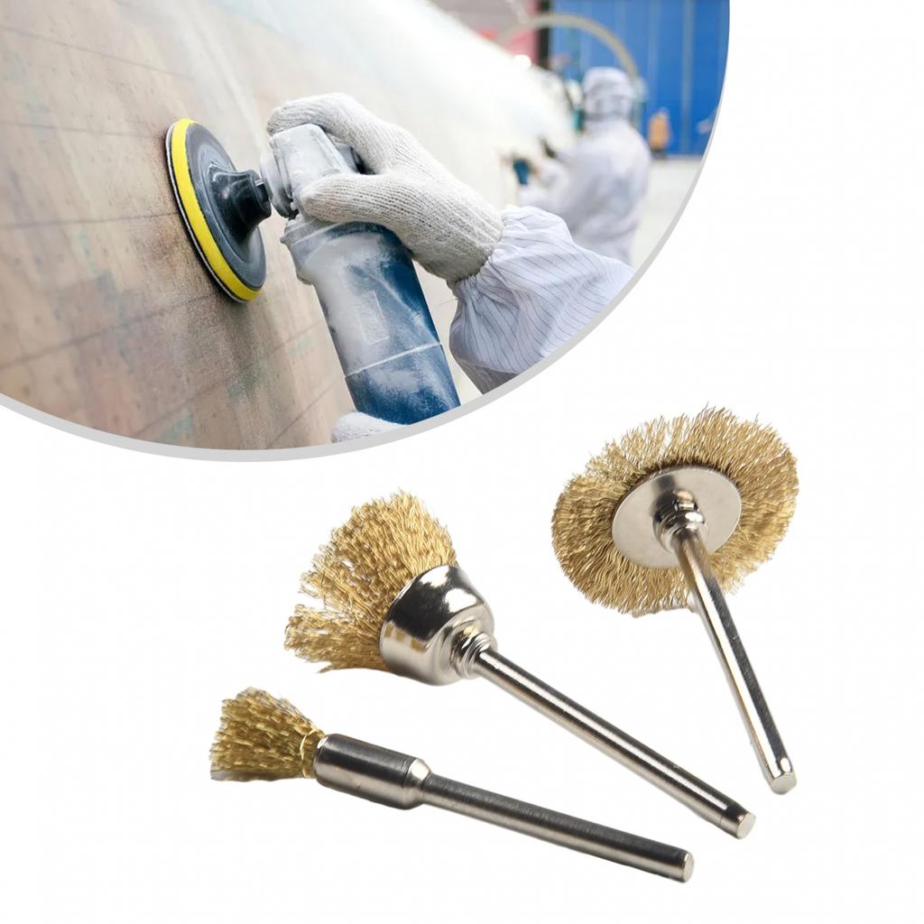 Brushes Bits Set Copper Wire Brushes Rust Paint Remover
