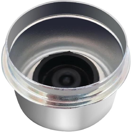 1.98" Trailer Hub Caps (4PCS) With Rubber Plugs & Tallation Tool Snug-Fit, Rust-Resistant Bearing Dust Caps For 2000-3500 Lb Axles Protects Trailer