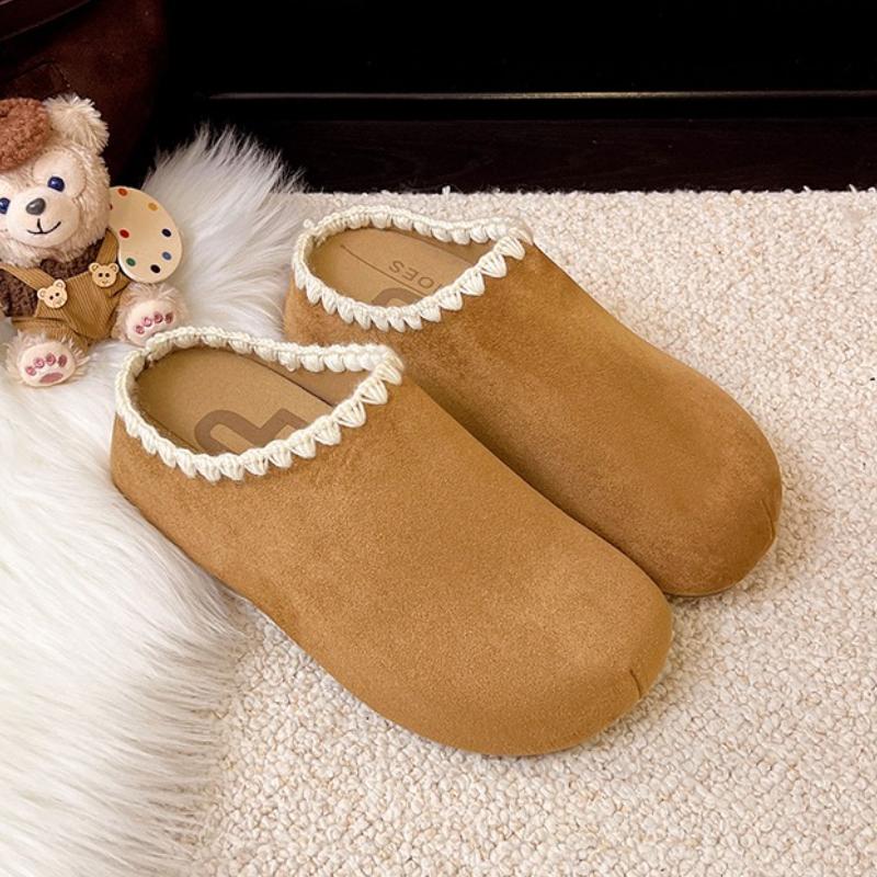 

Fashion Women Flats Platform Slippers Casual New Mules Shoes 2025 Trend Fashion Winter Slingback Sneakers Party Flip Flops Woman Slides 39