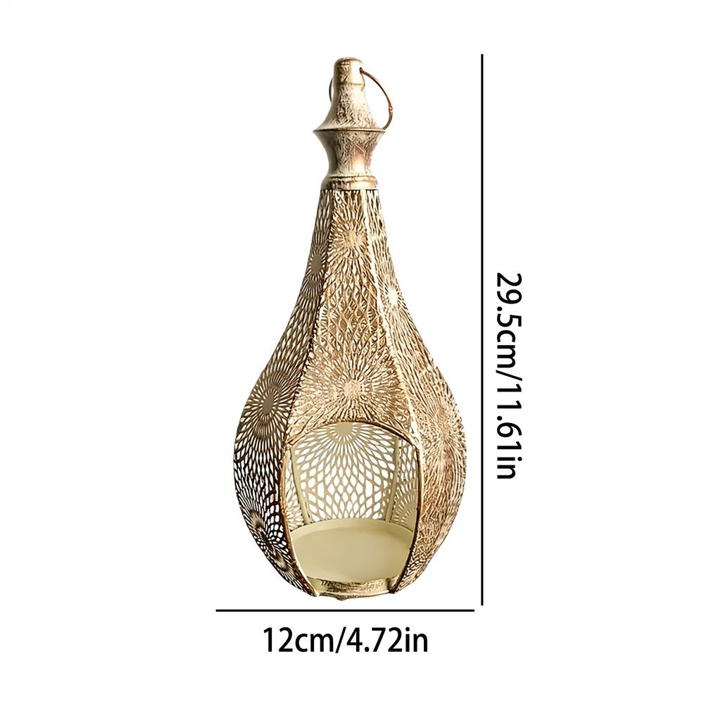 Подсвечники Полый Дизайн Марокканский Поднос для Лампы Марокканский Фонарь Лампа Декоративные Подсвечники Для Открытой Террасы Веранды