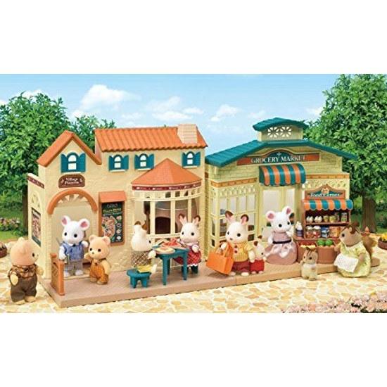 Sylvanian Families Store Forest Market Mi-86 ST Mark Certified ages 3 up Toy Dollhouse EPOCH