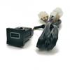 12V/24V Car QC3.0 USB Single Interface Charger Phone Charging Adapter Button Fit for Polo 2014-2018