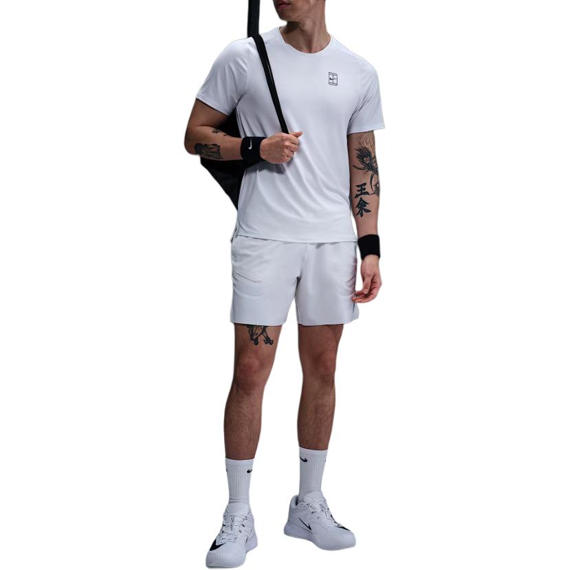 Nike T Shirts Men's White Crew Neck FZ6911-100