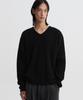 DNSR Legacy Wool V-Neck Knit Black