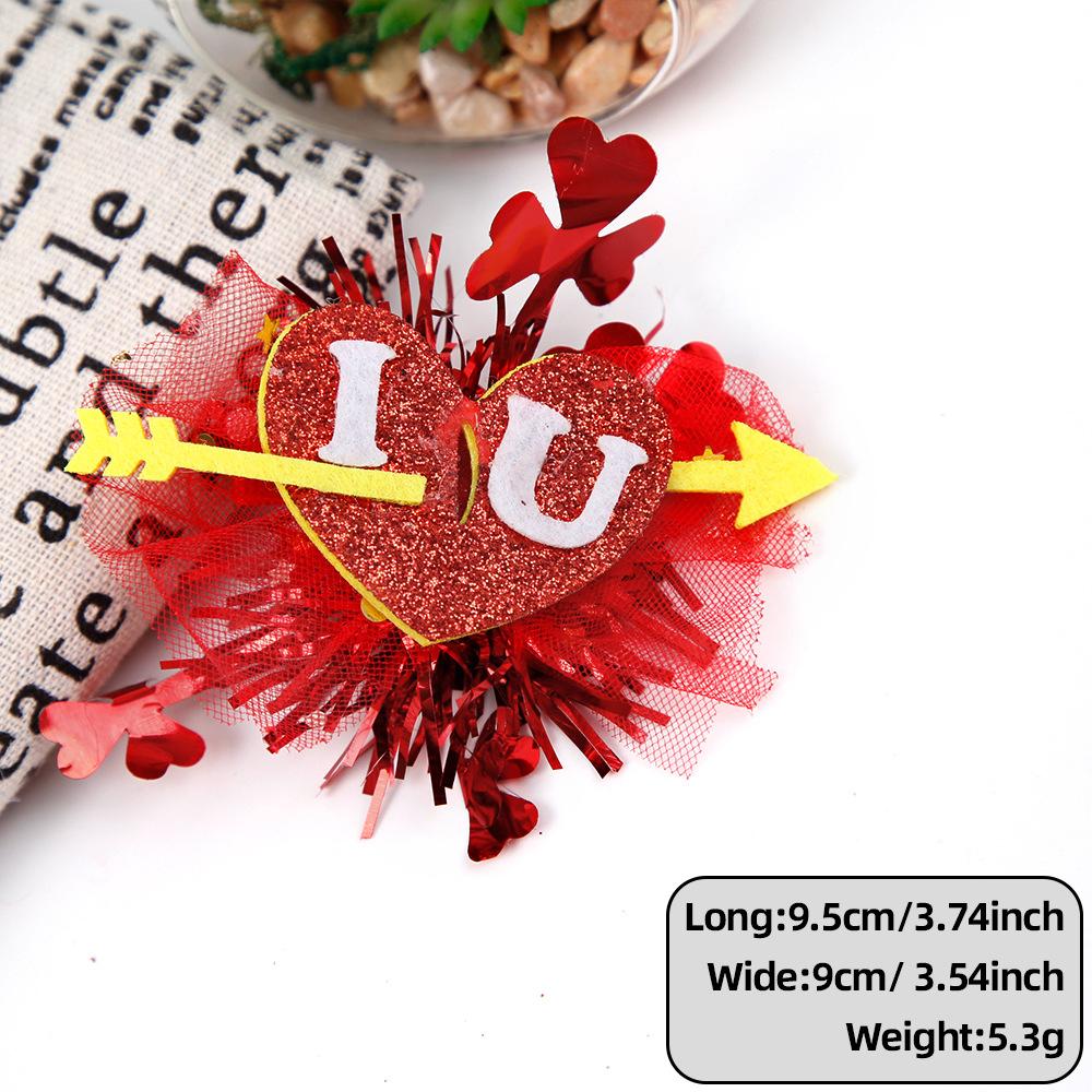 Hairpin Headdress for Valentine's Day, Holiday Party Decoration, Romantic Atmosphere, Love