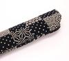 Matsumi Kogeisha fan Japanese-made case, 23.5cm, Inden-style mosaic, white.