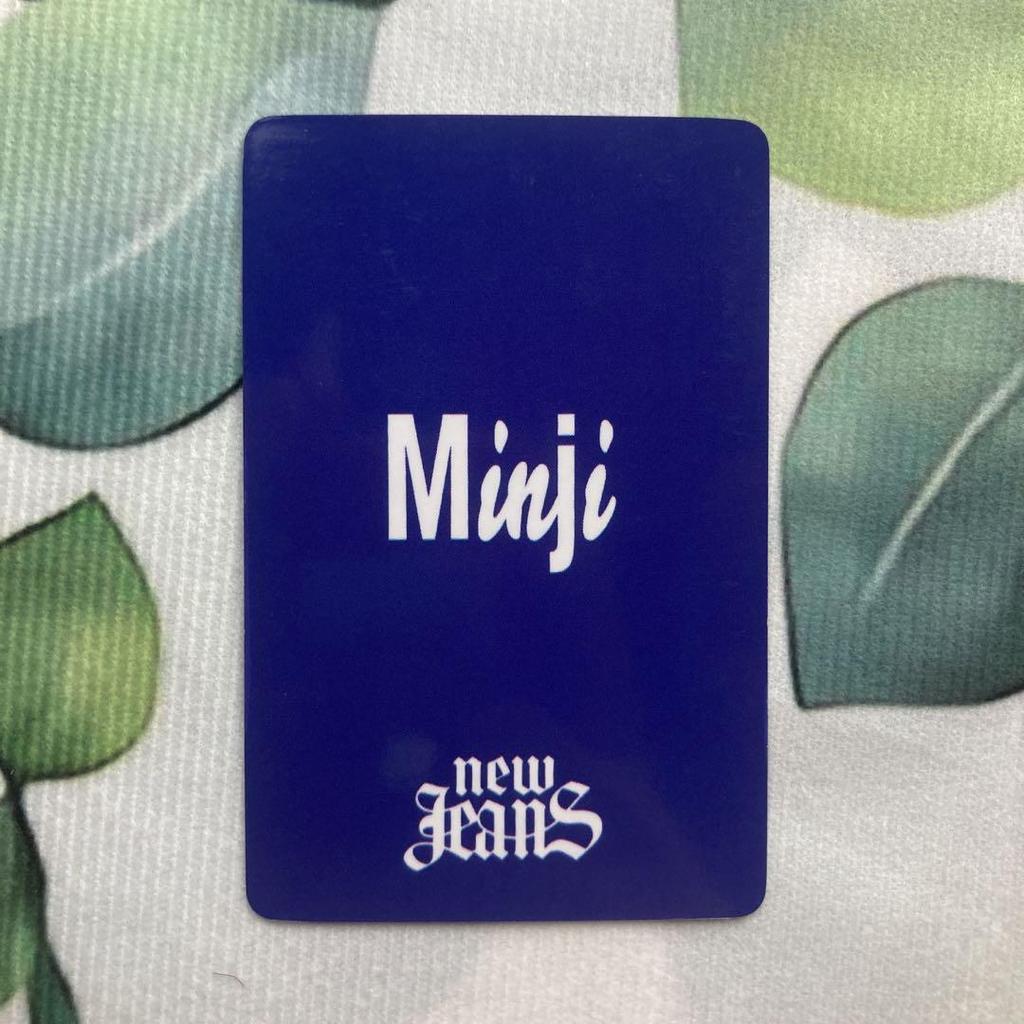 [USED] NEWJEANS SBS Song Festival Asia Public Broadcast Sanok Trading Card Minji