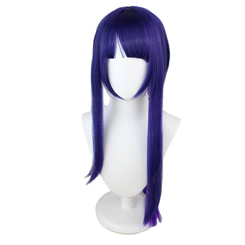 Genshin Impact Raiden Shogun Cosplay Wig With Luxurious Synthetic Hair For Anime Fans