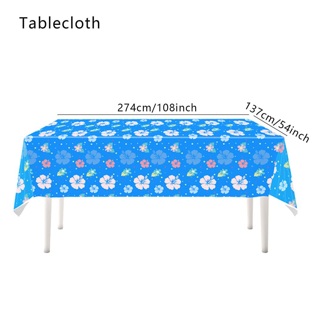 Stitch Tablecloth Party With Waterresistant Material For Kids Decor Birthday
