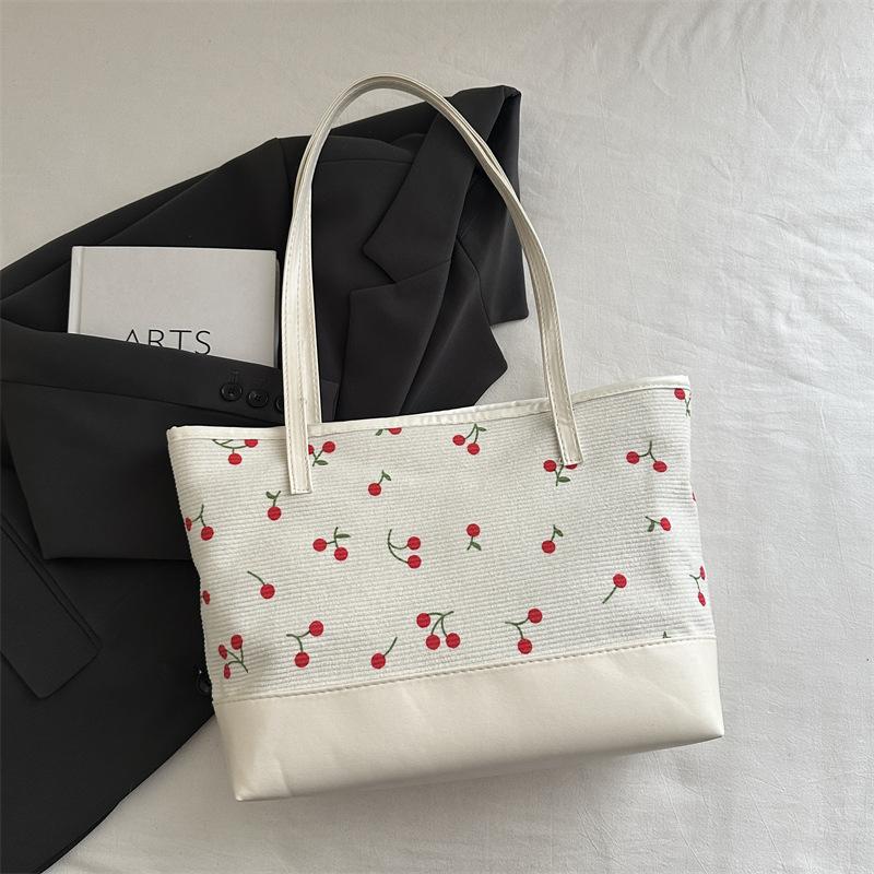New Student Tote Bag 2025 Beautiful Simple Casual Personality Fashion Shoulder Tote Shopping Bag Tote Bag Women