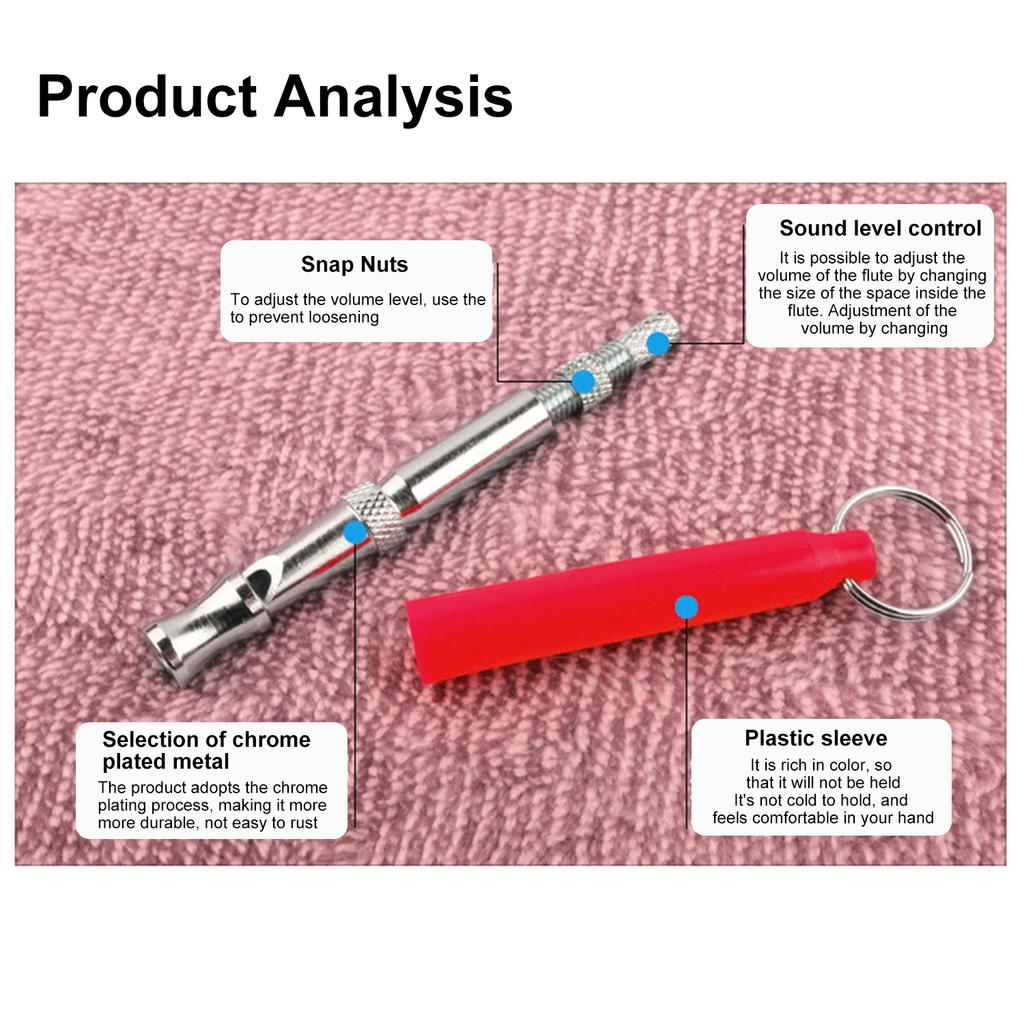 Stop Barking Dog Whistle  Adjustable Ultrasonic Silent Dog Whistle  Professional Recall Dog Training Whistle