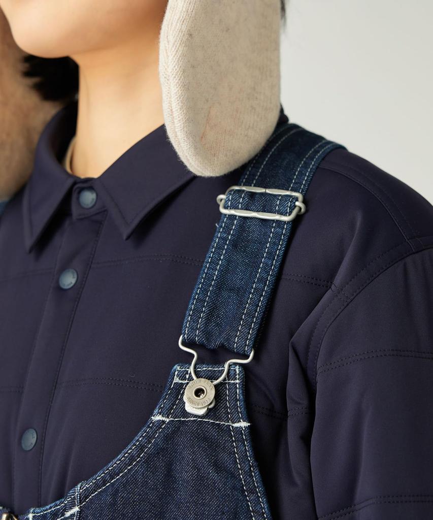 Snow Peak TAKIBI Denim Vest and Size L JK-25AU012, Men's Women's, Indigo,