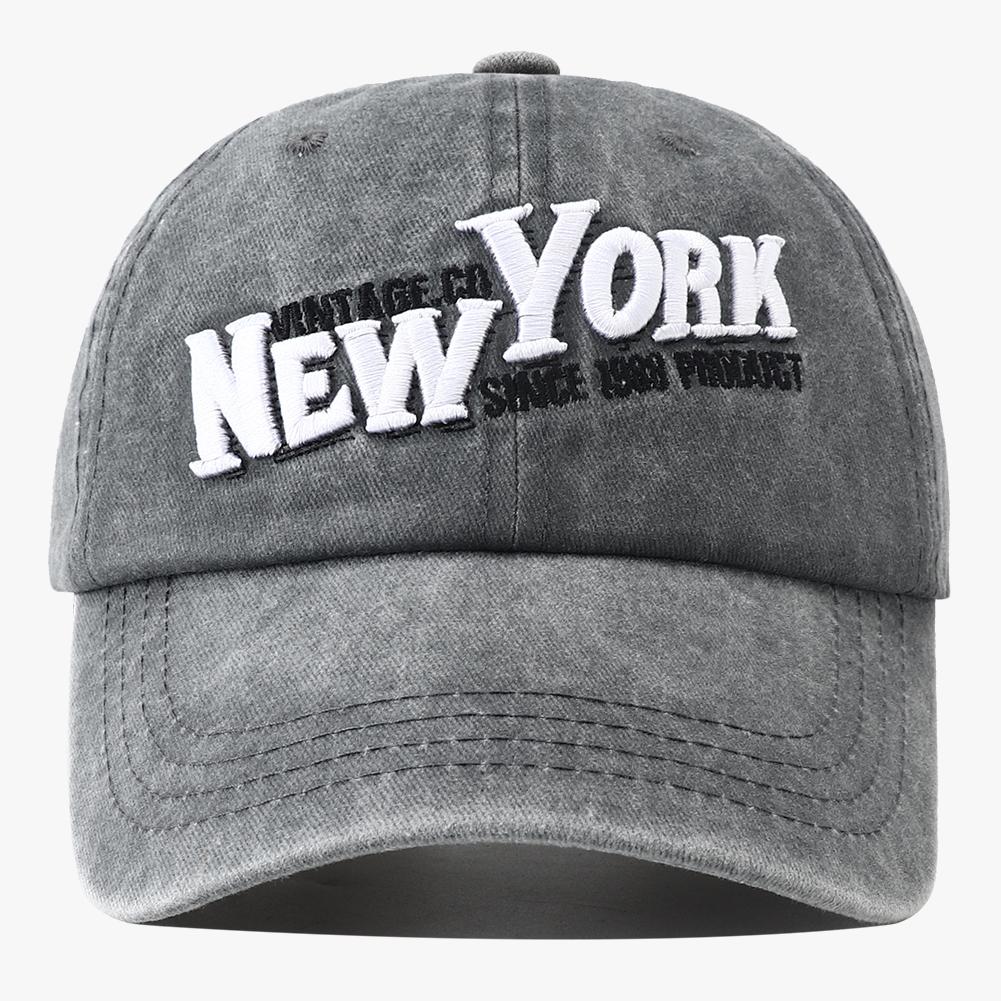 

Retro New York Embroidered Snapback Hat Vintage Washed Baseball Caps Spring Autumn Adjustable Hip Hop Dad Hats For Men Women Adjustable