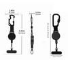 Steel Cable Anti-Theft Phone Holder Heavy Duty Retractable Cellphone Strap  Anti-Drop Protection