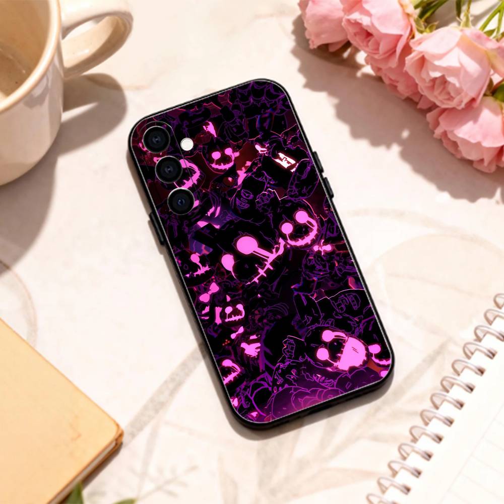 Five N-Nights At F-Freddys Fnaf   phone Case For Samsung Galaxy A73,A72,A71,A70,A53,A52,A51,Others Soft Black Shell