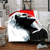 1pc Glamourous Portrait Blanket Lightweight Flannel Blanket Throw Blanket For Sofa, Bed, Travel, Camping, Livingroom, Office, Couch