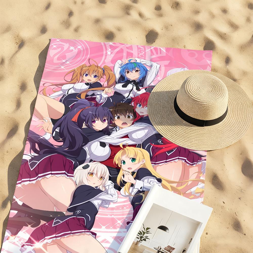 Anime H-High School DxD-Rias Gremory Towel Soft Pool Gift For Travel Gym Shower Camping Quick Dry Sports Large Beach Towels