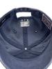 Emelbi Varsity Vintage Cursive Stitch Unstructured Ball Cap La (Indigo)
