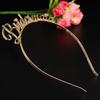 Diadema a Forma di Cuore per Damigella d'Onore Cerchietto per Capelli Festa di Addio al Nubilato Matrimonio