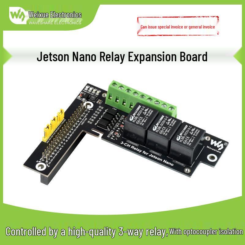 Micro-Snow Jetson Nano 3-Way Smart Home Relay Board with Isolated Anti-Interference Control