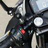 1"/25mm Ball Base M10x1.25 Male Thread Mount For Motorcycle Handlebar Adapter