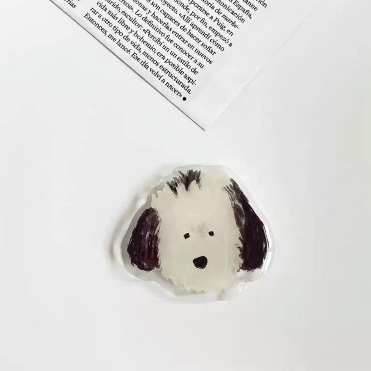 

Телескопический держатель для телефона с изображением собаки из корейского мультфильма