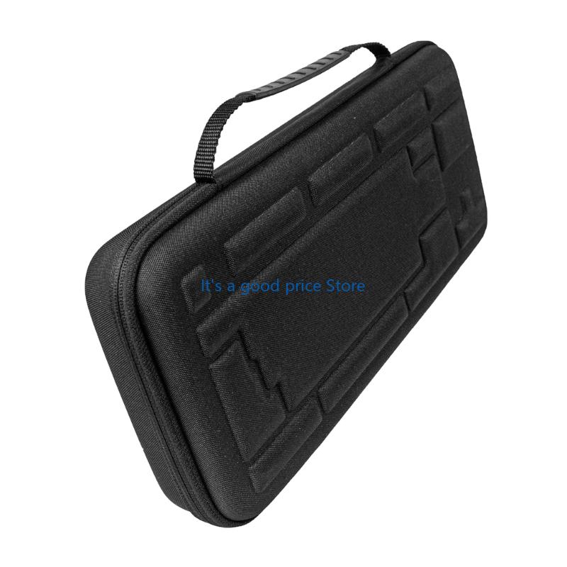EVA Keyboard Case Durability For 84 Keyboards With Ergonomic Handle And Zippered Meshed Pocket For Accessories