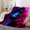 1pc Hunter X Kopo Group Themed Flannel Blanket Suitable for Bed, Home Decor, Graduation Gifts, Easter, Back To School, Christmas, All Season Use