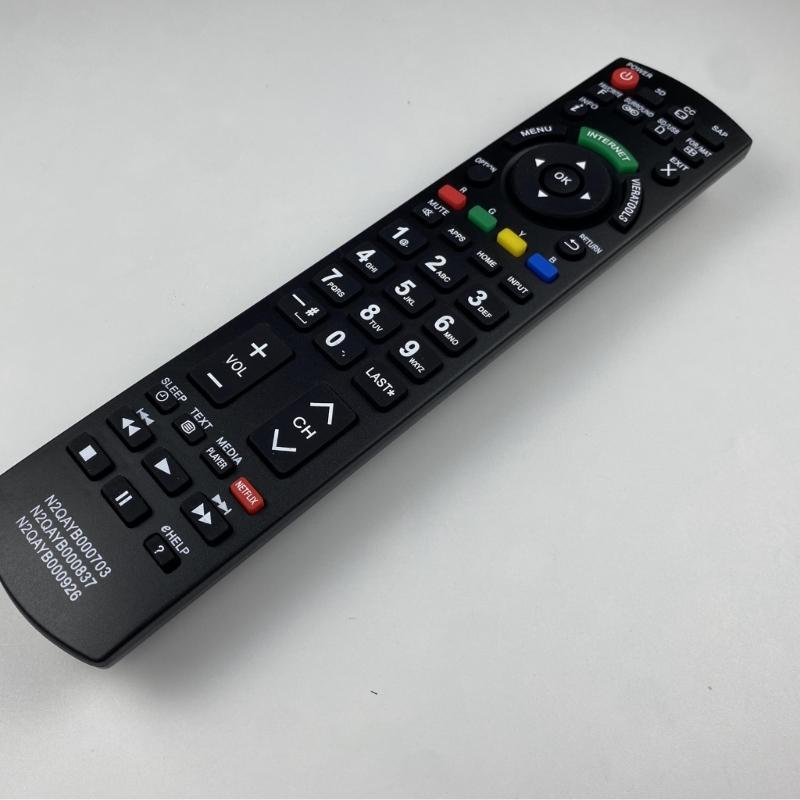 Replacement Remote Control Easy Functionality for N2QAYB000703 N2QAYB000837 N2QAYB000926 TV and Multiple Device Compatible