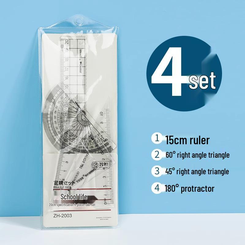 

Black & White Wavy Folding Ruler Regular