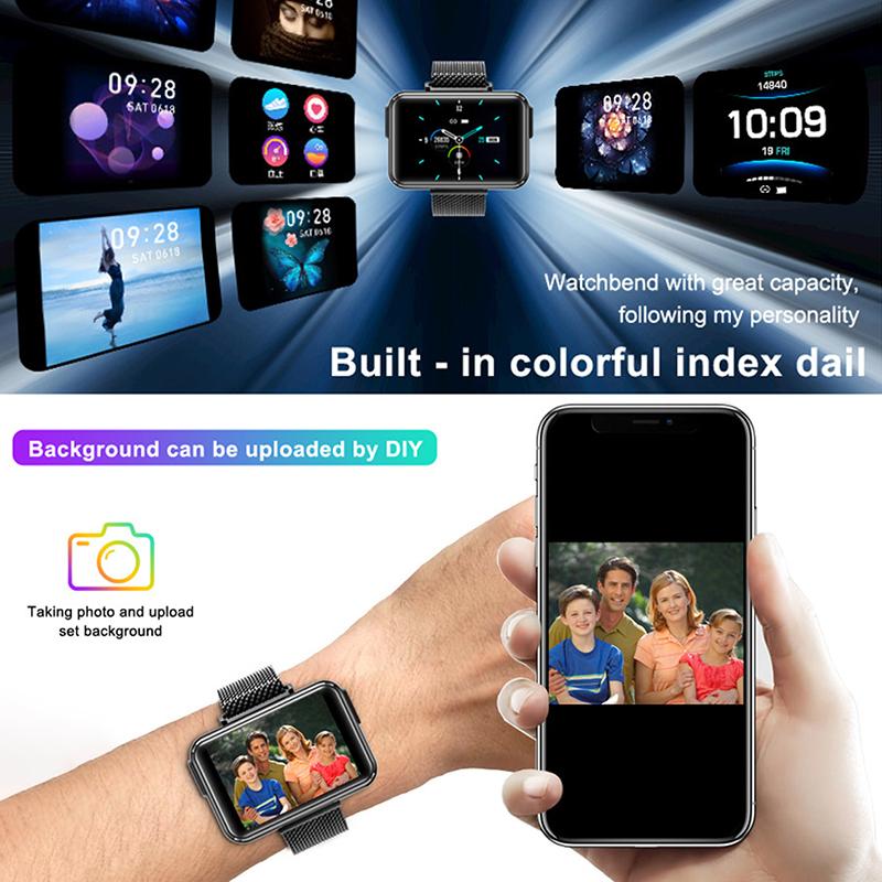 Smartwatch Auricolare Bluetooth Due-in-Uno TWS Chiamata Binaurale Esercizio Misuratore di Frequenza Cardiaca Passi 1,4 pollici